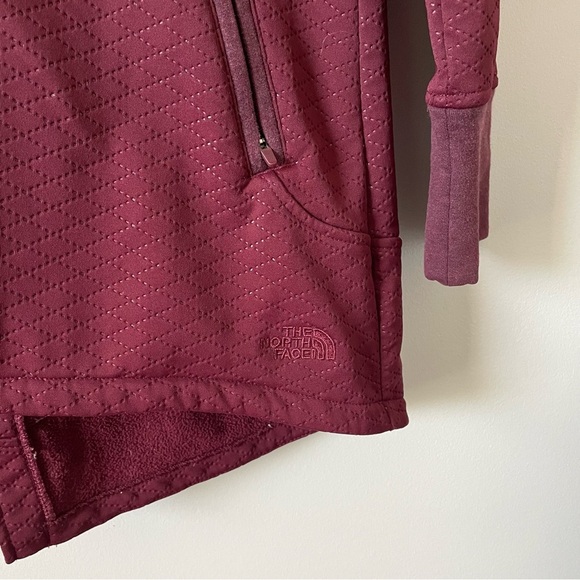 The North Face women's Recover Up Quilted Jacket Maroon long size M - Picture 7 of 16